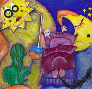 2010 - ANTONELLA PALOMBIZIO - Il sole assettato e la luna sonnacchiona