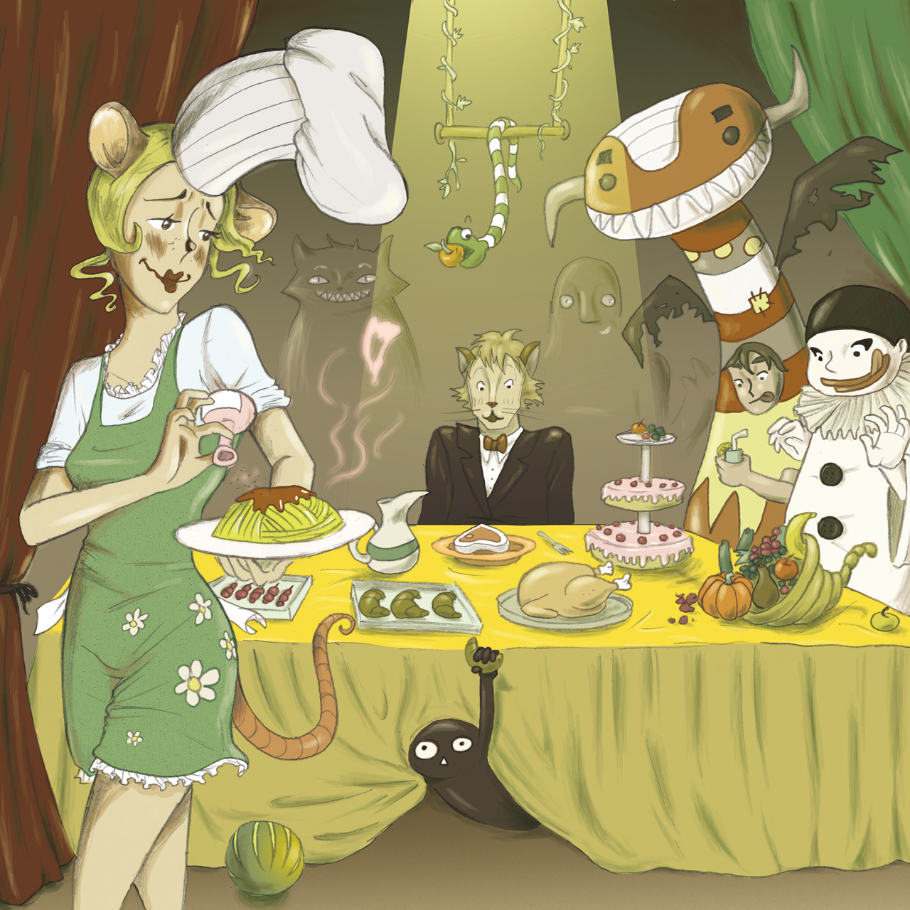 2012 (Buffet) - Anna Omodeo - Creature strane attorno al tavolo