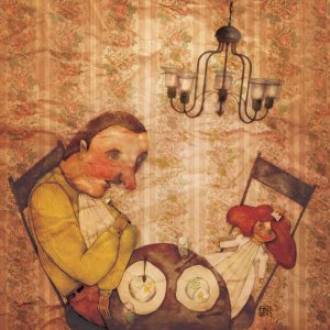 2012 (Buffet) - Golrokh Mohtajolfazl - alone with a doll