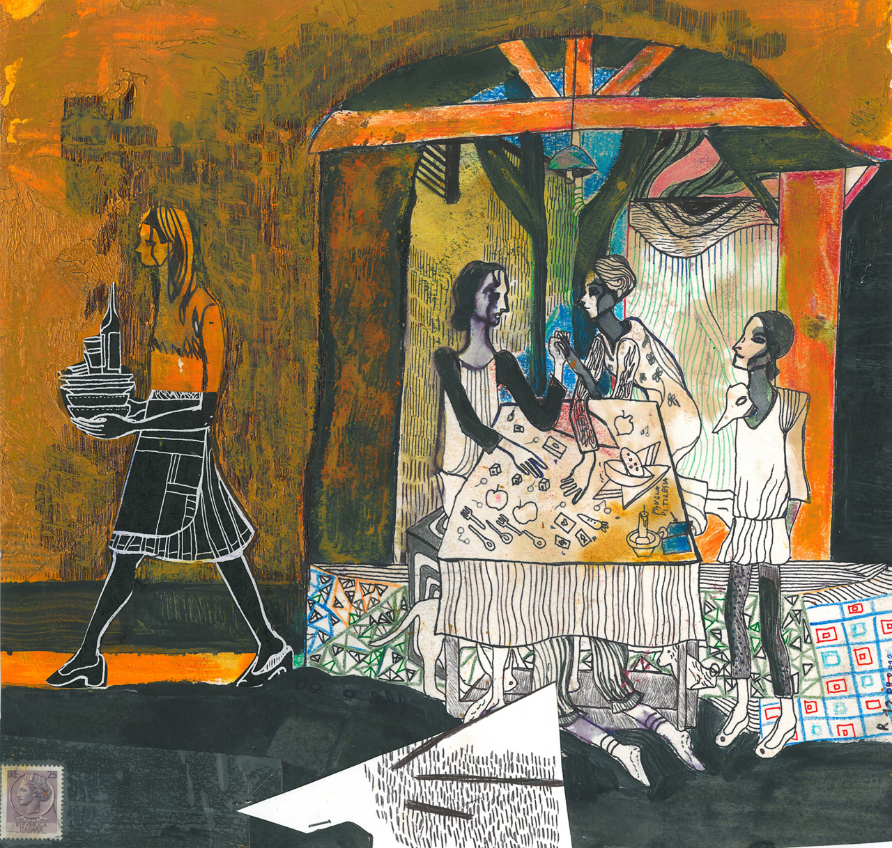 2012 (Buffet) - Rosa Antonella Scavariello - Alla tavola del mimo irrisolto