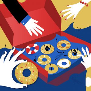 Laura Sauchelli - Donuts vs SOS (Tapirulan Illustrators Contest SOS)