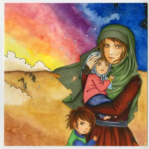 Belgica Villasmil - Displaced (Tapirulan Illustrators Contest SOS)