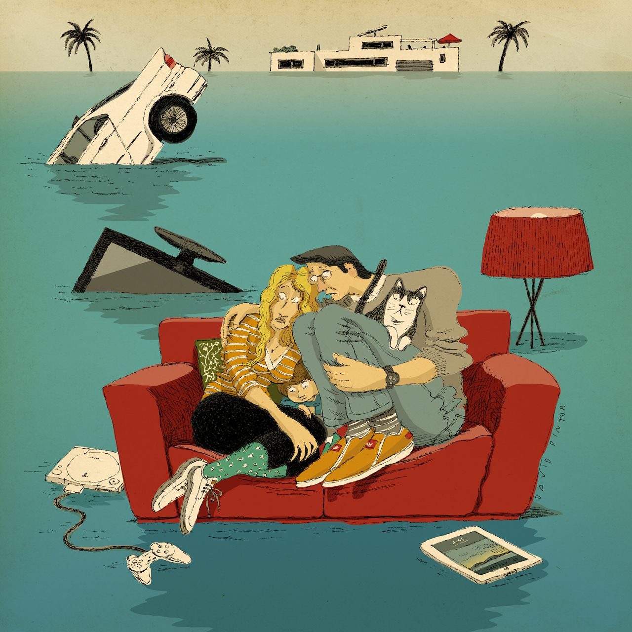 David Pintor - SOS (Tapirulan Illustrators Contest SOS)