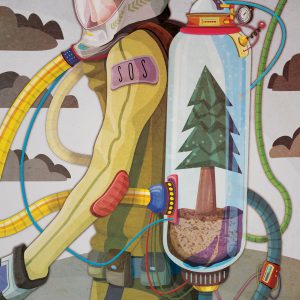 José Miguel Mayo - A frightening future (Tapirulan Illustrators Contest SOS)