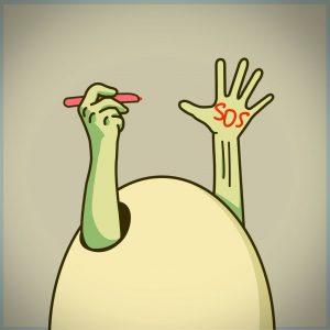 Enrico Prampero - Aiuto scritto (Tapirulan Illustrators Contest SOS)