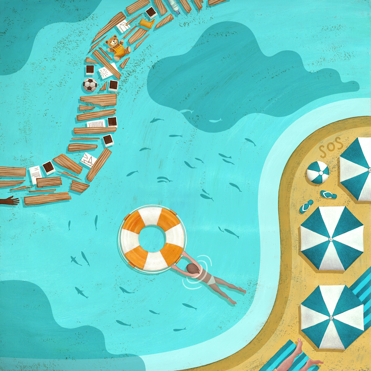 Mirco Brizi - O SALVA S (Tapirulan Illustrators Contest SOS)