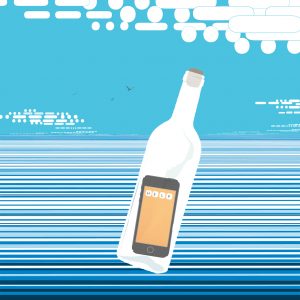 Ivo Petri - "Smartphone in a bottle" (Tapirulan Illustrators Contest SOS)