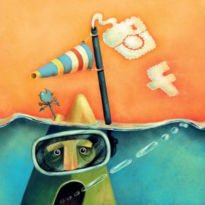 Ramona Bruno - Riesci a sentirmi? (Can you hear /feel me?) (Tapirulan Illustrators Contest SOS)