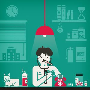 Francesca Grillo - Hypochondria (Tapirulan Illustrators Contest SOS)