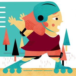 Eleonora Moretti - In linea con paura (Tapirulan Illustrators Contest SOS)