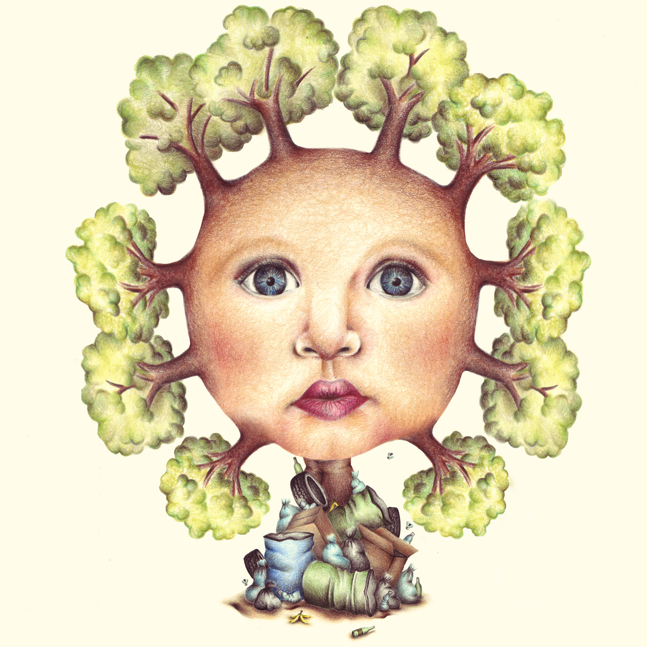 Roberta Brignone - Face the waste (Tapirulan Illustrators Contest SOS)