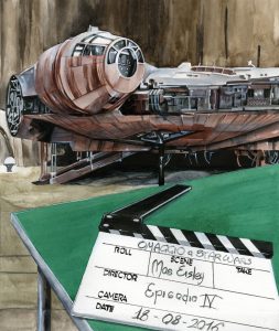 (CIAK) Omaggio a Starwars - Illustrazione di Giovanni Curi