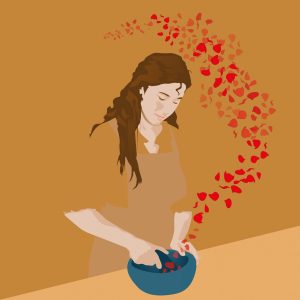 (CIAK) Tita e le rose - Illustrazione di Roberta Coralluzzo