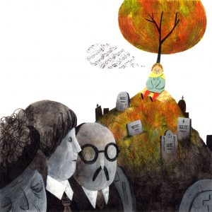 (CIAK) Primo incontro tra Harold e Maude - Illustrazione di Caterina Cappelli