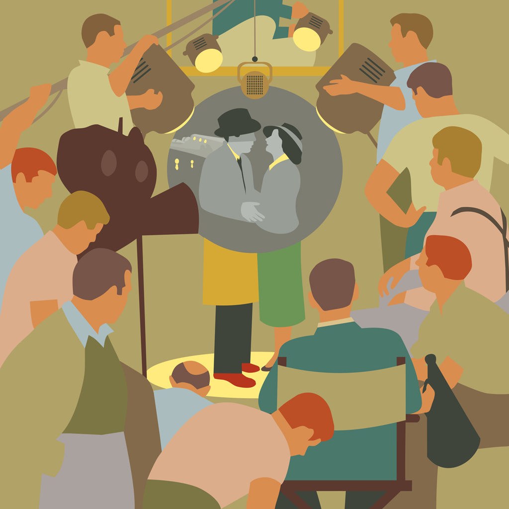 (CIAK) Dietro le quinte - Illustrazione di Agnese Matteini