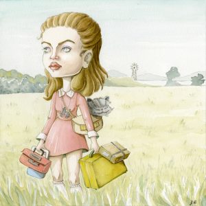 (CIAK) Suzy Bishop / Moonrise Kingdom - Illustrazione di Laura Pandini
