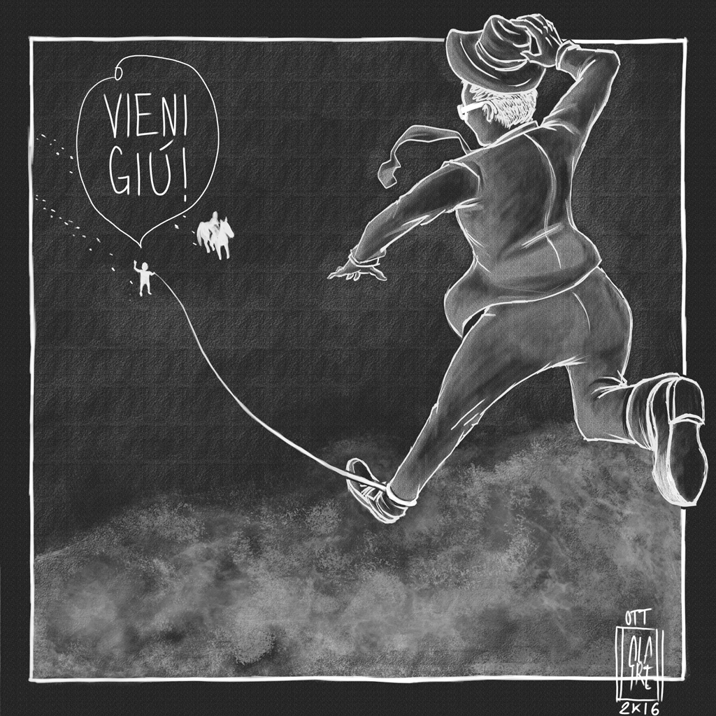 (CIAK) Vieni Giù! - Illustrazione di Clarissa Saccani