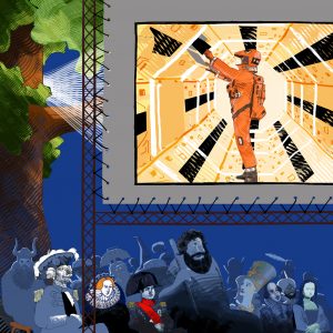 (CIAK) Cinema? Fammi vedere. - Illustrazione di giancarlo caligaris