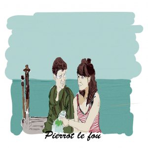 (CIAK) Pierrot le fou - Illustrazione di Teresa Cavallo