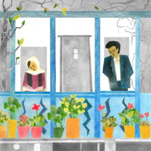 (CIAK) Through The Olive Trees - Illustrazione di Mozhdeh Shokri