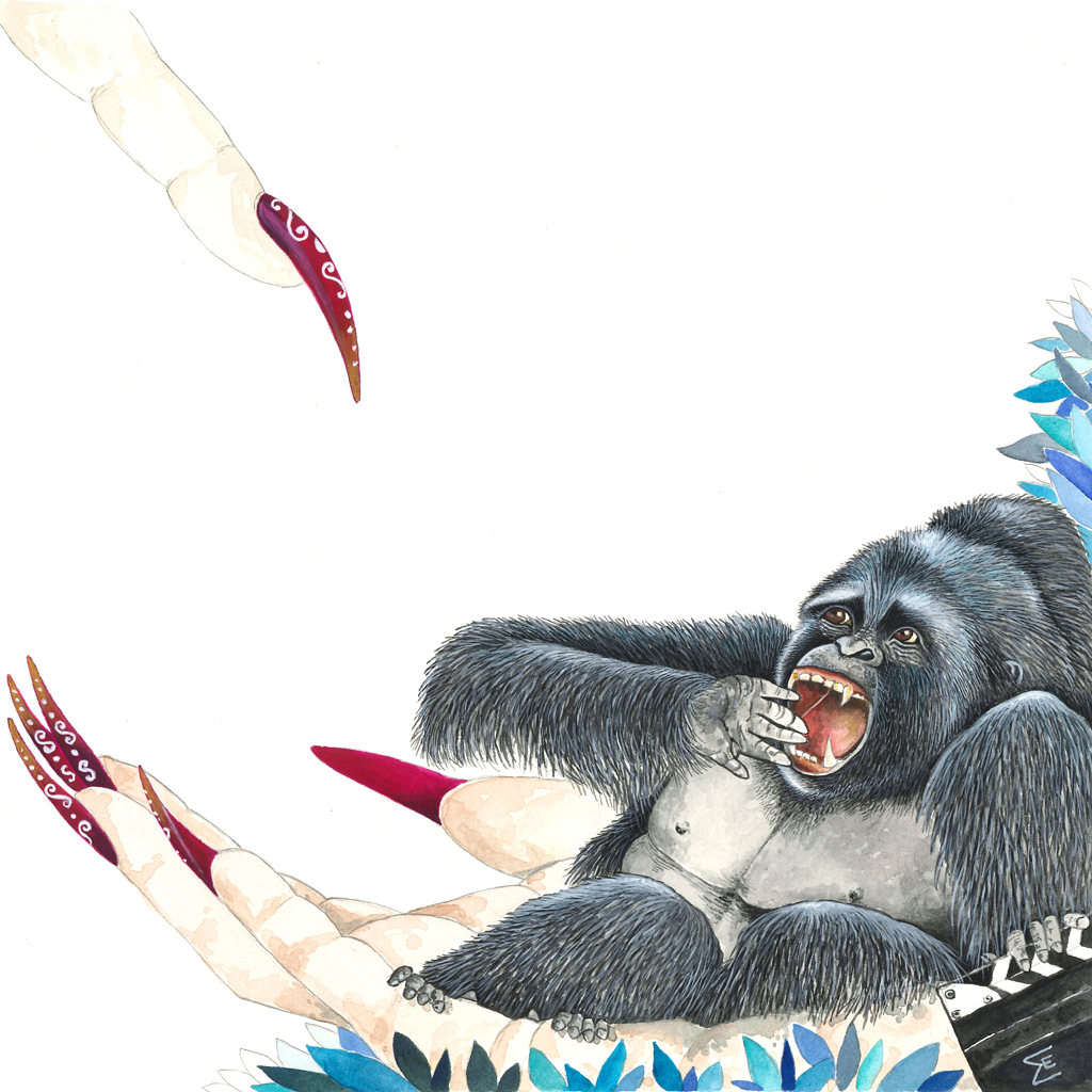 (CIAK) Queen Kong - Illustrazione di Maria Elena Ferrari