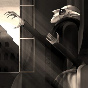 (CIAK) Orlock - Illustrazione di Paolo Voto