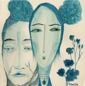 (CIAK) Frida Waiting for Deigo - Illustrazione di See Ling Tan