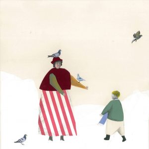 (CIAK) La donna dei piccioni - Illustrazione di Alessia Bevilacqua