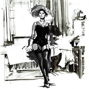 (CIAK) La Miliardaria - Illustrazione di Raffaella Vernazza