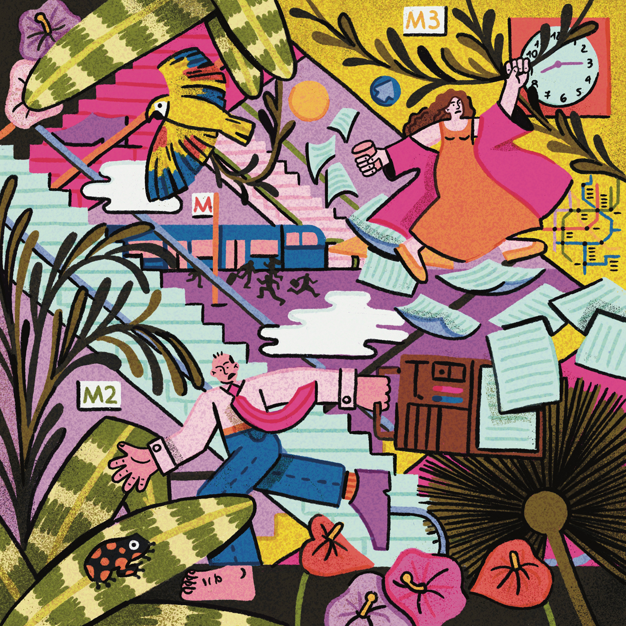 Katia Montel - Daily life nella metro di Milano