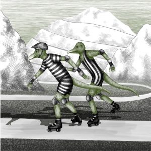 2023 - dominika gabrielle tesarkova - scaly tandem