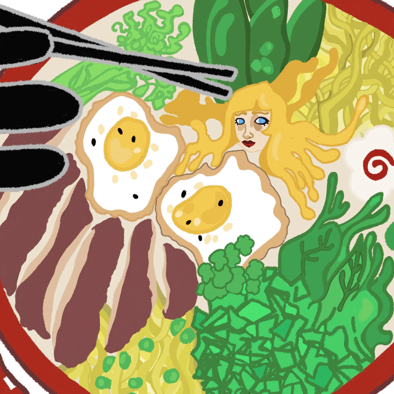 2024 - Sophie Kelly - something in my soup!
