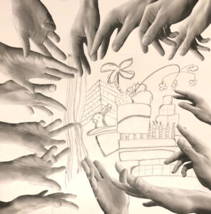 2024 - francesca biancat - Voilando con la mano