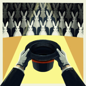 FLOP - Alessandro Paratore - Silenzio in sala (Illustrazione digitale)