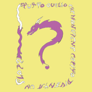 FLOP - Massimiliano Bendia - Drago Viola (Matita