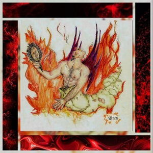 FLOP - Roberto Montalbano - Vanity Fire (Il Falò della Vanità) (Disegno realizzato con tecnica a matite colorate nel 1993