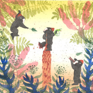 FLOP - Laura Mazzocchi - Il remake di King Kong (acquerello)