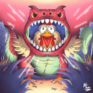 FLOP - Alessandro Michele Curiello - C-Rex (Disegno digitale)