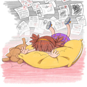 FLOP - Beatrice Rimoldi - Un attimo di pausa (Disegno digitale)