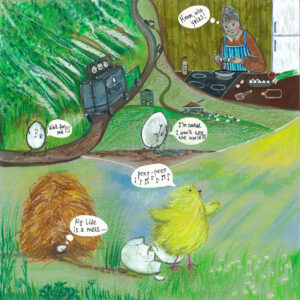 FLOP - Alena Alekseeva - My second life (Mixed traditional: oil pastel