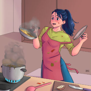 FLOP - Giulia Puglisi - Tutto sotto controllo (Disegno e colorazione digitale)