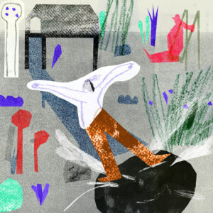 FLOP - Tania Mancini - Scivolo (Collage digitale)