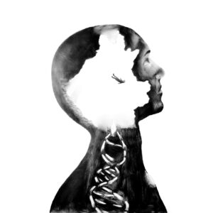 FLOP - Matilde Raggi - I wanna a perfect soul (Digitalizzazione_Matita su Tela)