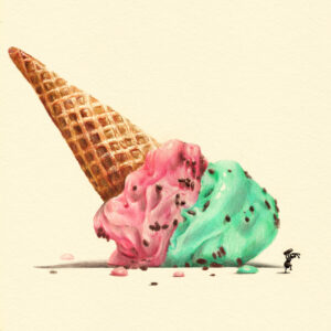 FLOP - Michele Mistrorigo - A qualcuno piace sciolto (Matite colorate e post-produzione digitale)