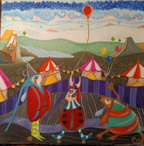 FLOP - Angela Taranto - Addio palloncino.... (Acrilico)