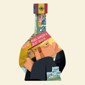 FLOP - ELENA SORRENTINO - UN FIASCO (ILLUSTRAZIONE DIGITALE)