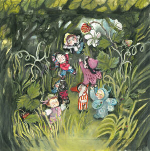 FLOP - Alice Freddi - Ma è qui! (Guache e grafite)