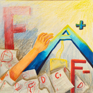 FLOP - Hunter Han - Hunter Han - Growing with Failure (Colored pencils and markers.)