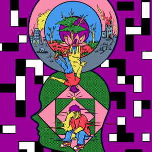 FLOP - Alessandro Vangi - Strade al bivio (Illustrazione digitale)