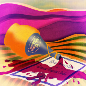 FLOP - Silvia Sardellaro - The Millennial Generation (Doctor Honoris Causa in Advanced Precarious Studies) (Pittura Digitale)